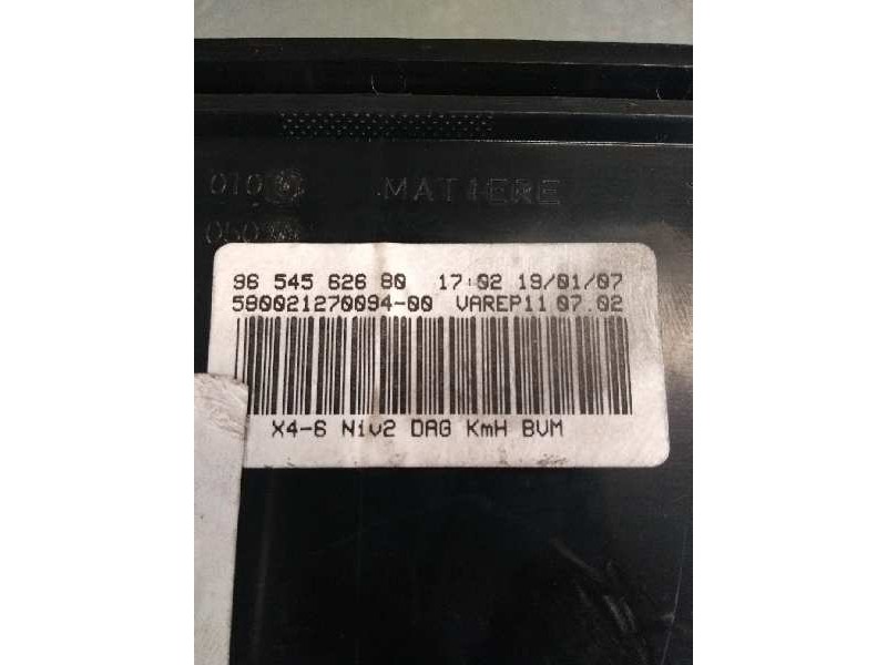 Recambio de cuadro instrumentos para citroen c5 berlina 1.8 16v x referencia OEM IAM 6105JH 58002127009400 X46NIV2DAGBVM