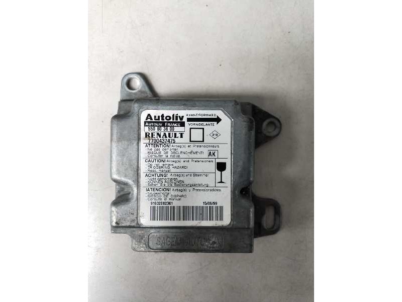Recambio de centralita airbag para renault megane i fase 2 classic (la..) 1.9 dti century referencia OEM IAM 550803600 770043747