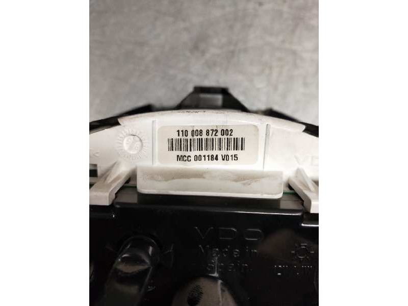 Recambio de cuadro instrumentos para smart coupe 0.6 turbo cat referencia OEM IAM 110008872002 MCC001184V015 