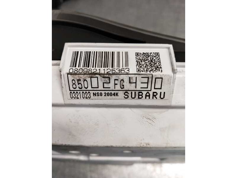 Recambio de cuadro instrumentos para subaru impreza g12 classic referencia OEM IAM 85002FG430 0321023 