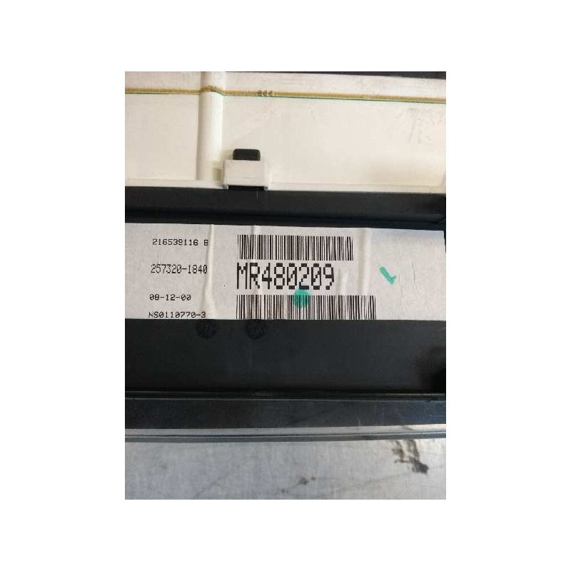 Recambio de cuadro instrumentos para mitsubishi space star (dg0) 1.9 di-d cat referencia OEM IAM MR480209 216539116B 2573201840