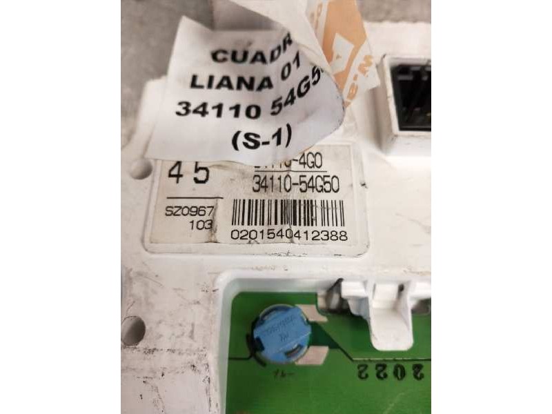 Recambio de cuadro instrumentos para suzuki liana rh (er) 1.6 16v cat referencia OEM IAM 341104G0 45 