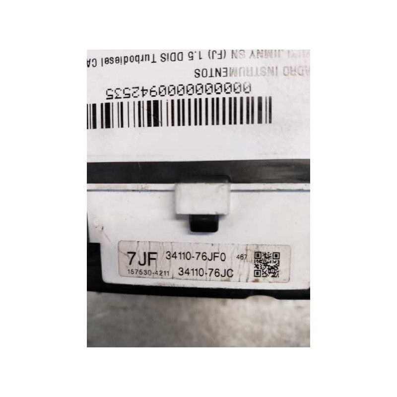 Recambio de cuadro instrumentos para suzuki jimny sn (fj) 1.5 ddis turbodiesel cat referencia OEM IAM 3411076JF0 7JF 