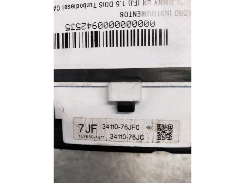Recambio de cuadro instrumentos para suzuki jimny sn (fj) 1.5 ddis turbodiesel cat referencia OEM IAM 3411076JF0 7JF 
