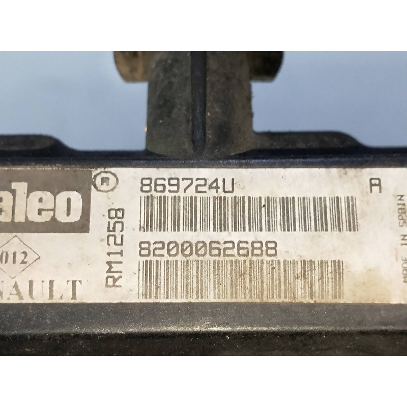 Recambio de radiador agua para renault megane i coupe fase 2 (da..) 1.9 dci dynamique referencia OEM IAM 8200062688 869724U 