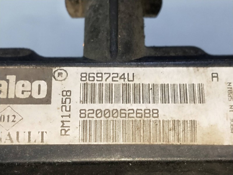 Recambio de radiador agua para renault megane i coupe fase 2 (da..) 1.9 dci dynamique referencia OEM IAM 8200062688 869724U 