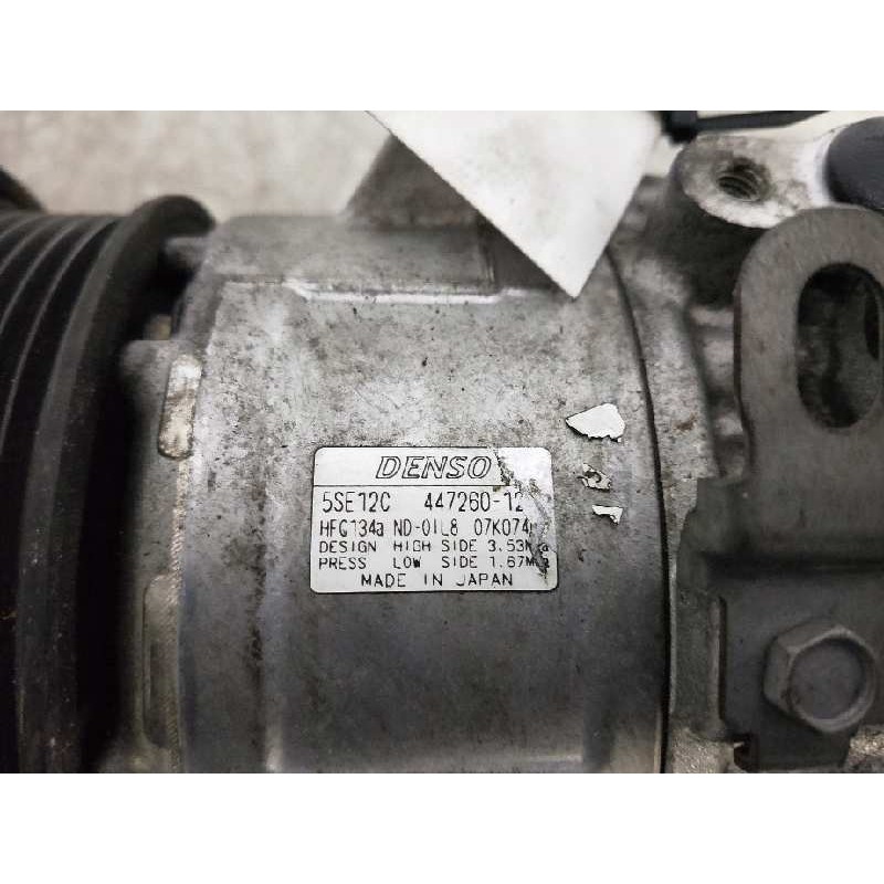 Recambio de compresor aire acondicionado para toyota rav 4 (a3) 2.2 d-cat referencia OEM IAM 4472601252 5SE12C 