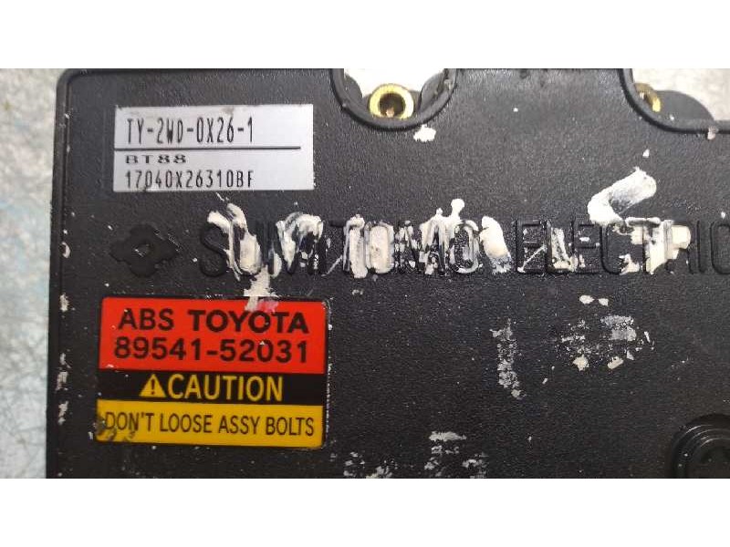 Recambio de abs para toyota yaris (ncp1/nlp1/scp1) 1.0 cat referencia OEM IAM 8954152031 17040X26310BF TY2WD0X261