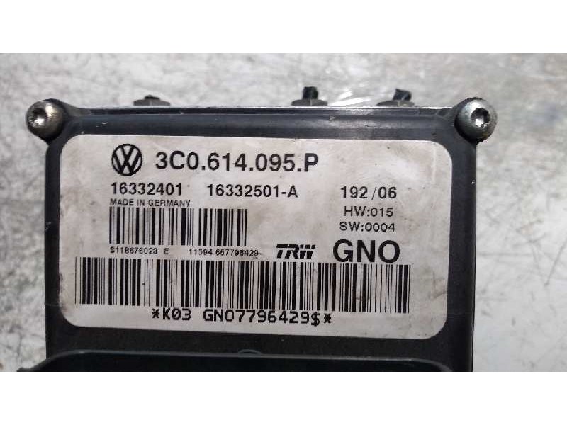 Recambio de abs para volkswagen passat berlina (3c2) referencia OEM IAM 3C0614095P 16332501A 16332401 S118676023 Recambio de abs para volkswagen passat berlina (3c2) referencia OEM IAM 3C0614095P 16332501A 16332401 S118676023
