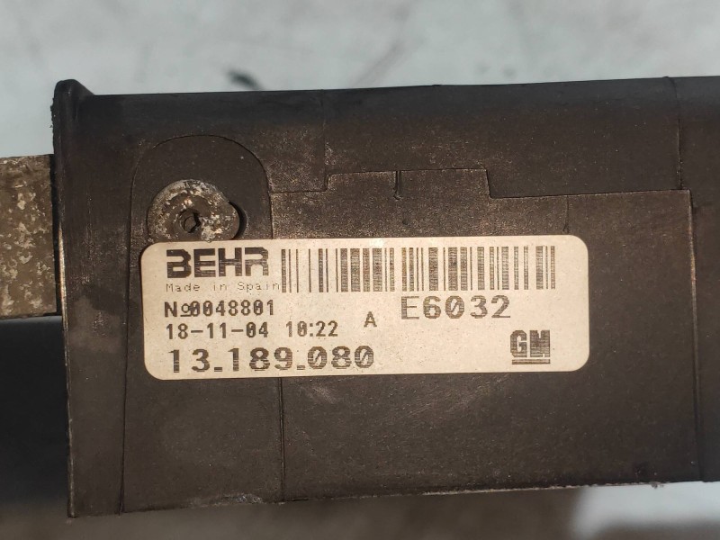 Recambio de condensador / radiador aire acondicionado para opel tigra twin top 1.4 16v referencia OEM IAM 13189080  