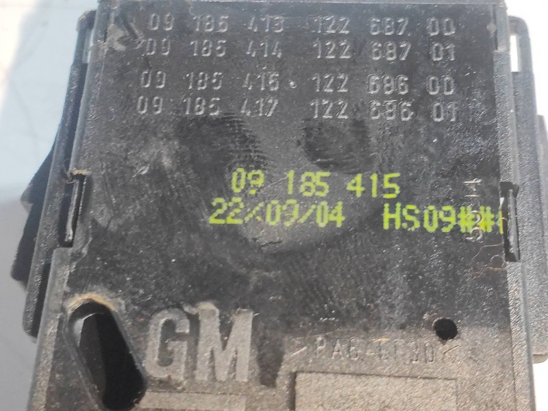 Recambio de mando limpia para opel tigra twin top 1.4 16v referencia OEM IAM 09185145  