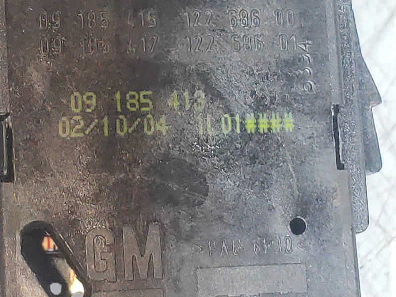 Recambio de mando luces para opel tigra twin top 1.4 16v referencia OEM IAM 09185413  