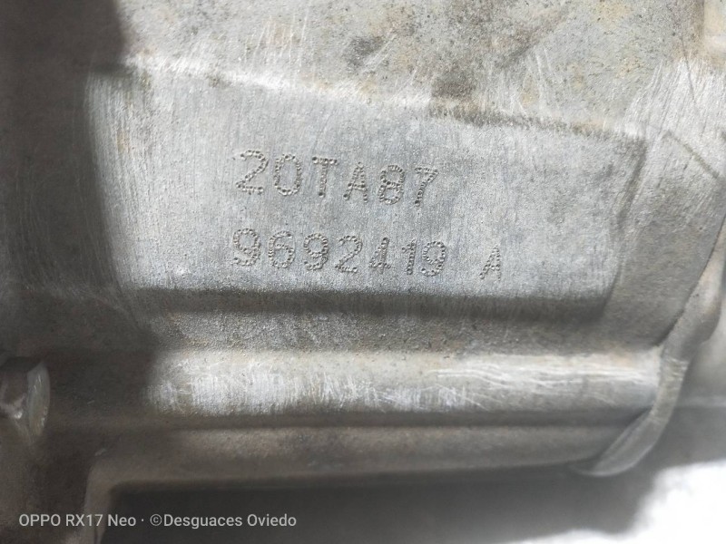 Recambio de caja cambios para citroen xsara berlina 1.9 d sx referencia OEM IAM 20TA87 9692419A 