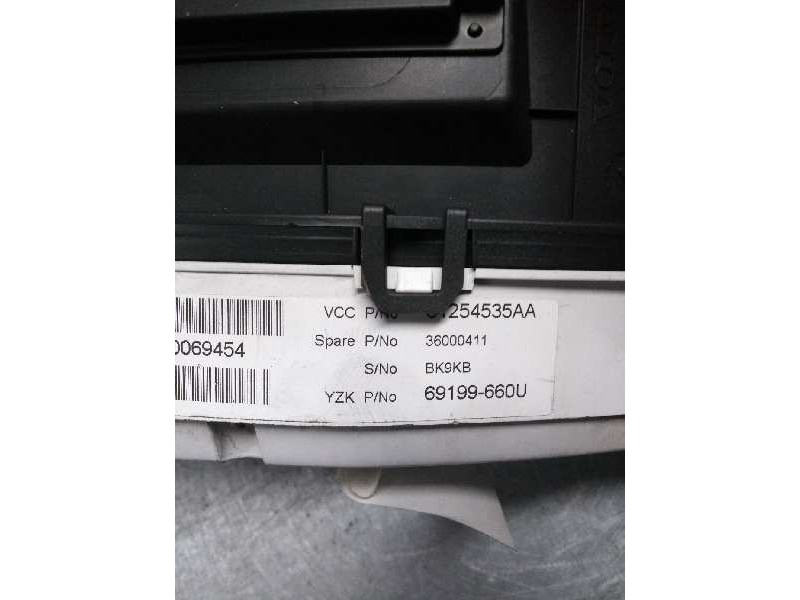 Recambio de cuadro instrumentos para volvo xc70 referencia OEM IAM 31254535AA 69199660OU 