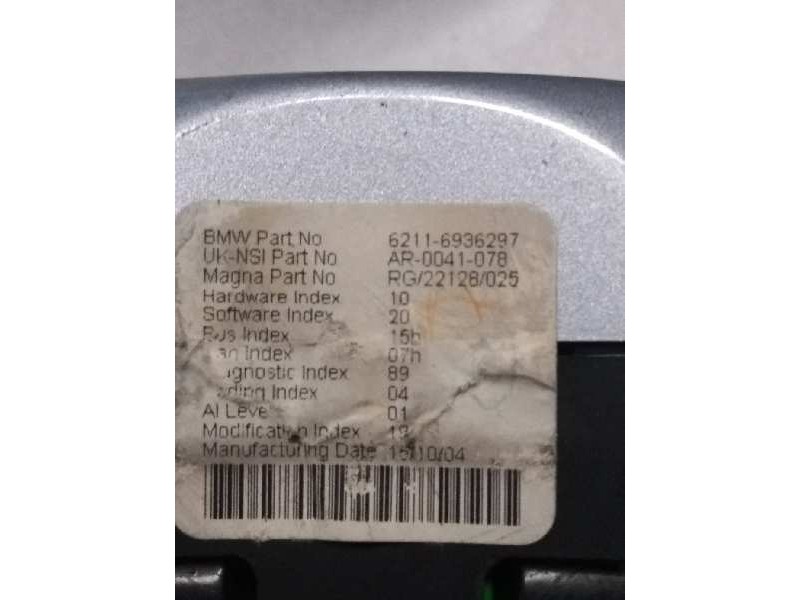 Recambio de cuadro cuentarevoluciones para mini mini (r50,r53) one d referencia OEM IAM 62116936297 AR0041078 RG22128025