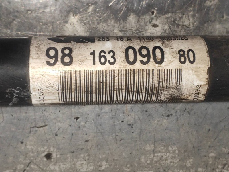 Recambio de transmision delantera derecha para citroen c-elysée shine referencia OEM IAM 9816309080  