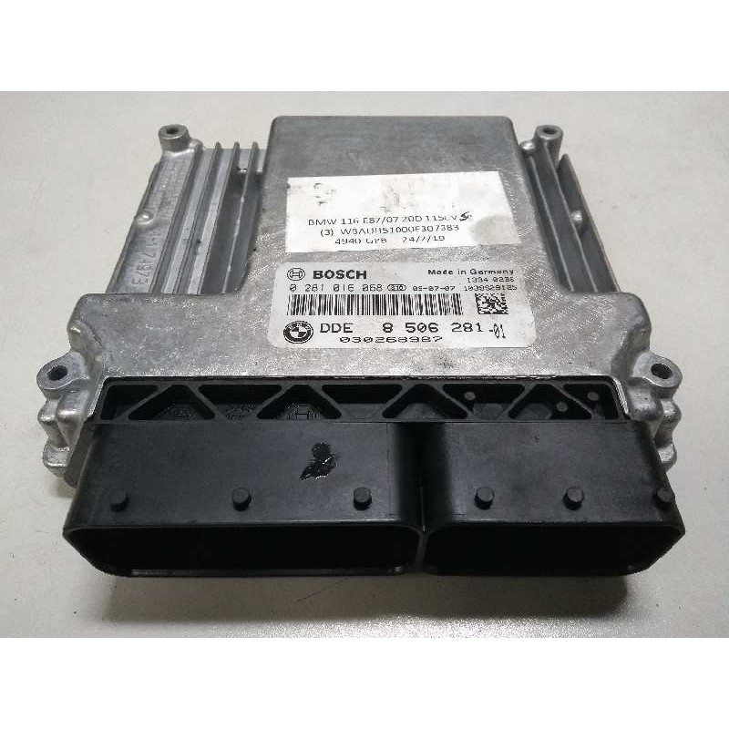 Recambio de centralita motor uce para bmw serie 1 berlina (e81/e87) 116d referencia OEM IAM 0281016068 DDE8506281 