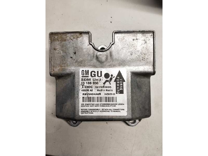 Recambio de centralita airbag para opel zafira b enjoy referencia OEM IAM 13188856 327963935 RBV5H04A6R