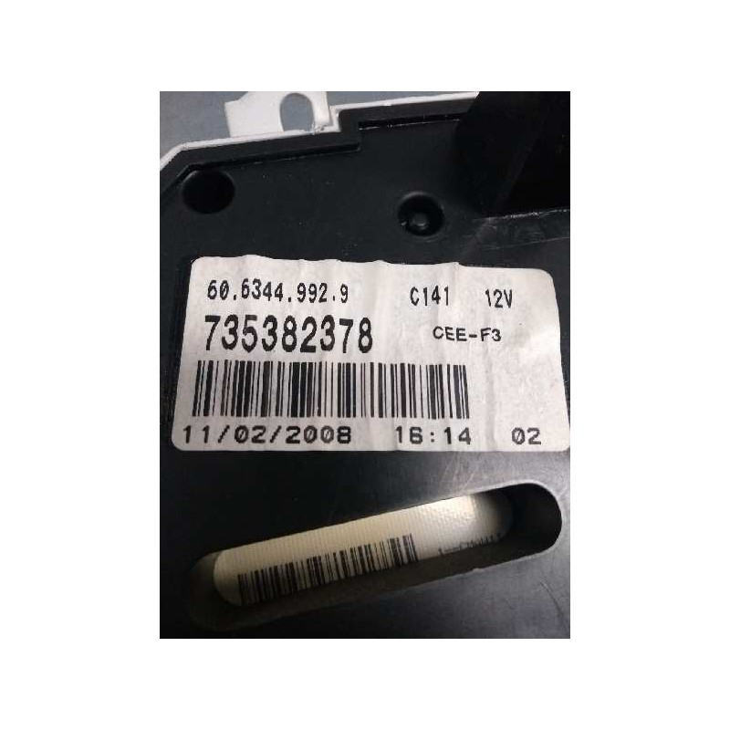 Recambio de cuadro instrumentos para fiat seicento (187) vintage referencia OEM IAM 735382378 6063449929 C141