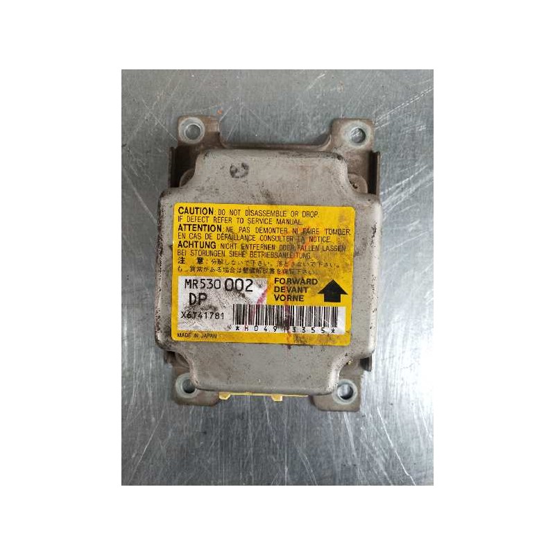 Recambio de centralita airbag para mitsubishi montero sport (k90) 2.5 tdi intense kaiteki referencia OEM IAM MR530002 X6T41781 D