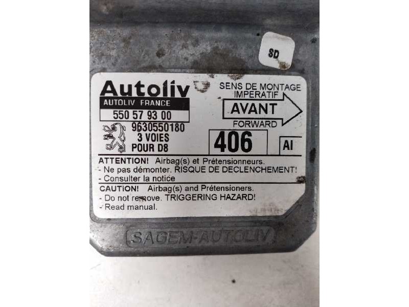 Recambio de centralita airbag para peugeot 406 berlina (s1/s2) srdt referencia OEM IAM 550579300 9630550180 
