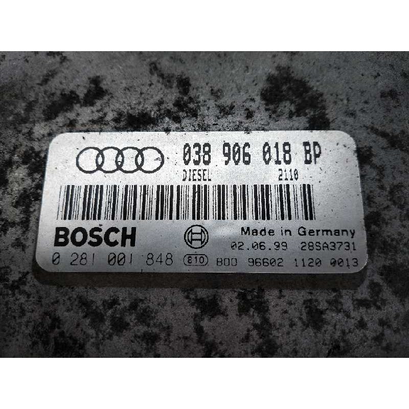 Recambio de centralita motor uce para audi a3 (8l) 1.9 tdi ambiente referencia OEM IAM 0281001848 038906018BP 