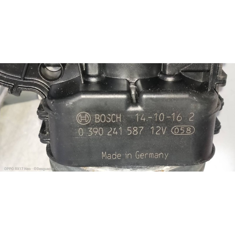 Recambio de motor limpia delantero para peugeot 308 1.6 16v e-hdi fap referencia OEM IAM 0390241587 3397021828 9810327980