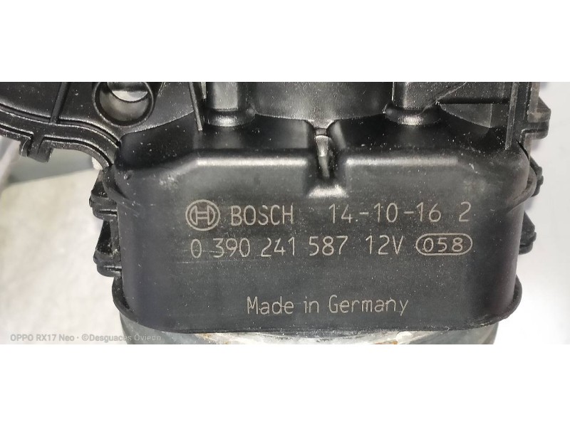 Recambio de motor limpia delantero para peugeot 308 1.6 16v e-hdi fap referencia OEM IAM 0390241587 3397021828 9810327980