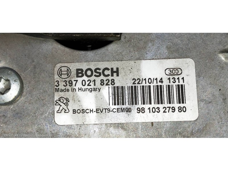 Recambio de motor limpia delantero para peugeot 308 1.6 16v e-hdi fap referencia OEM IAM 0390241587 3397021828 9810327980