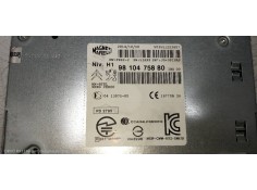 Recambio de sistema audio / radio cd para peugeot 308 1.6 16v e-hdi fap referencia OEM IAM 9810475880   2