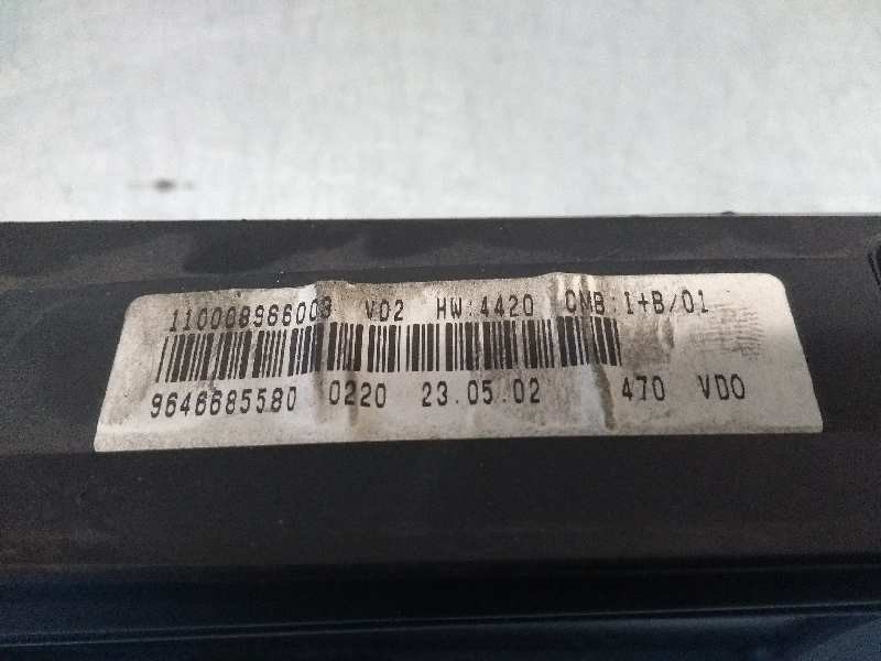Recambio de cuadro instrumentos para citroen xsara picasso 2.0 hdi vivace referencia OEM IAM 9646685580 110008966008  Recambio de cuadro instrumentos para citroen xsara picasso 2.0 hdi vivace referencia OEM IAM 9646685580 110008966008