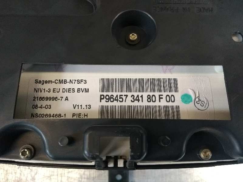 Recambio de cuadro instrumentos para citroen xsara berlina 1.9 d sx referencia OEM IAM P9645734180 F00 216699967A