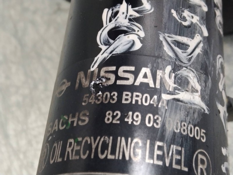 Recambio de amortiguador delantero izquierdo para nissan qashqai+2 (jj10) 1.5 dci turbodiesel cat referencia OEM IAM 54303BR04A 