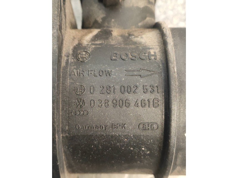 Recambio de caudalimetro para volkswagen touran (1t2) advance referencia OEM IAM 0281002531 038906461B 