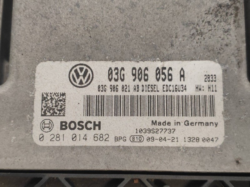 Recambio de centralita motor uce para volkswagen touran (1t2) advance referencia OEM IAM 03G906056A 0281014682 