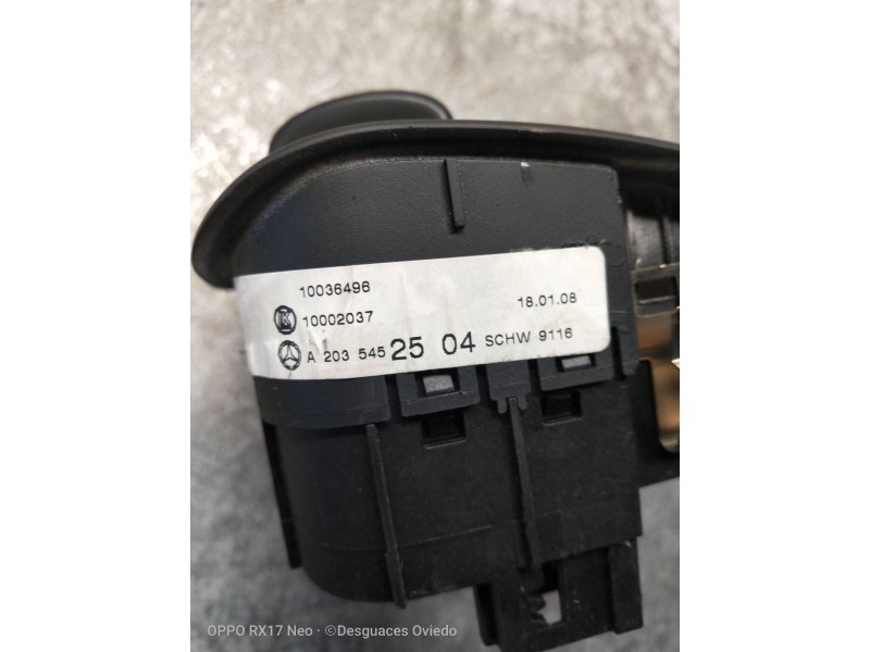 Recambio de mando luces para mercedes clase clc (cl203) clc 2.2 cdi cat referencia OEM IAM A2035452504  
