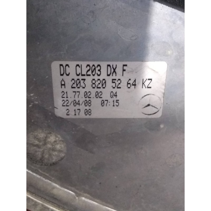 Recambio de piloto trasero derecho para mercedes clase clc (cl203) clc 2.2 cdi cat referencia OEM IAM A2038205264KZ  