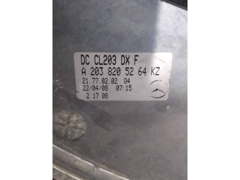 Recambio de piloto trasero derecho para mercedes clase clc (cl203) clc 2.2 cdi cat referencia OEM IAM A2038205264KZ  