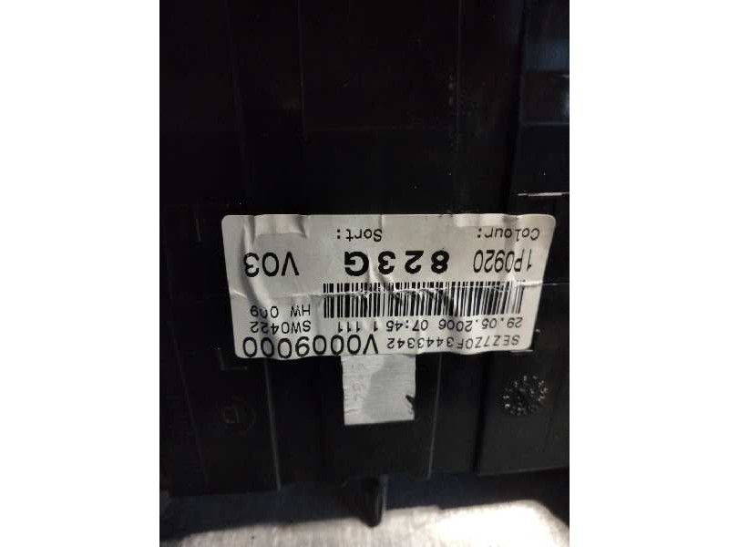 Recambio de cuadro instrumentos para seat leon (1p1) 1.9 tdi referencia OEM IAM 110080280027 1P0920823G  Recambio de cuadro instrumentos para seat leon (1p1) 1.9 tdi referencia OEM IAM 110080280027 1P0920823G