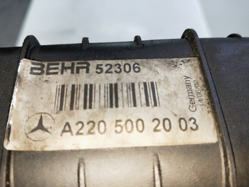 Recambio de radiador agua para mercedes clase s (w220) berlina 5.5 v12 36v cat referencia OEM IAM 2205002003  