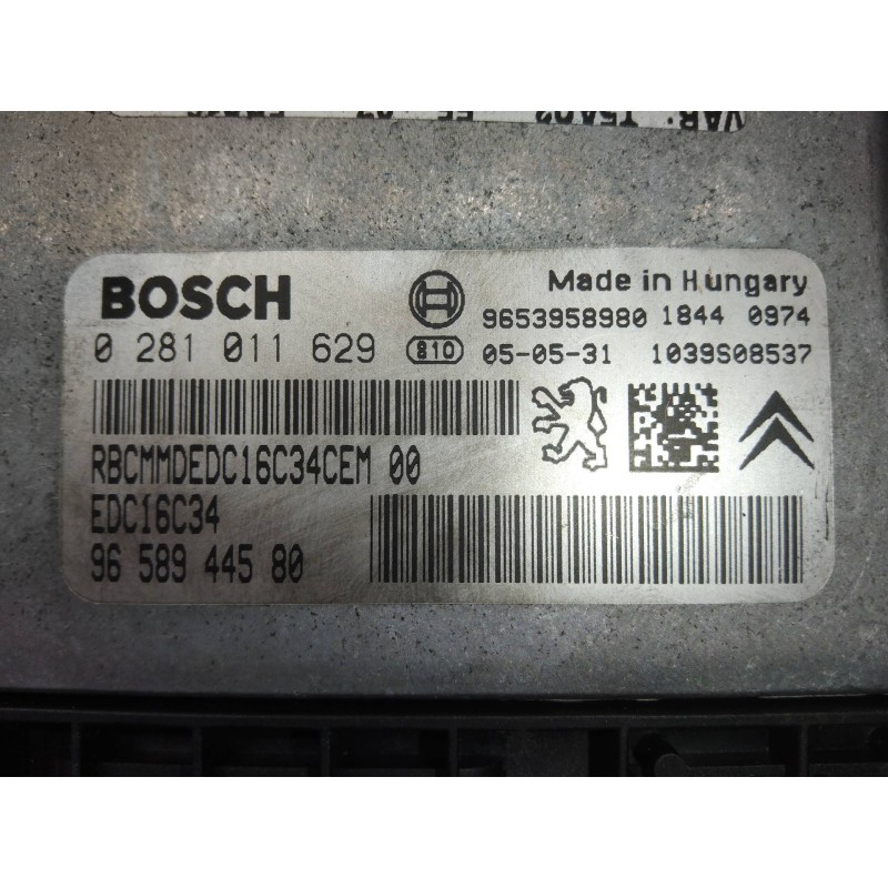 Recambio de centralita motor uce para peugeot 2008 (--.2013) 1.2 16v vti referencia OEM IAM 9811545080 HW9800913080 A2C140394000