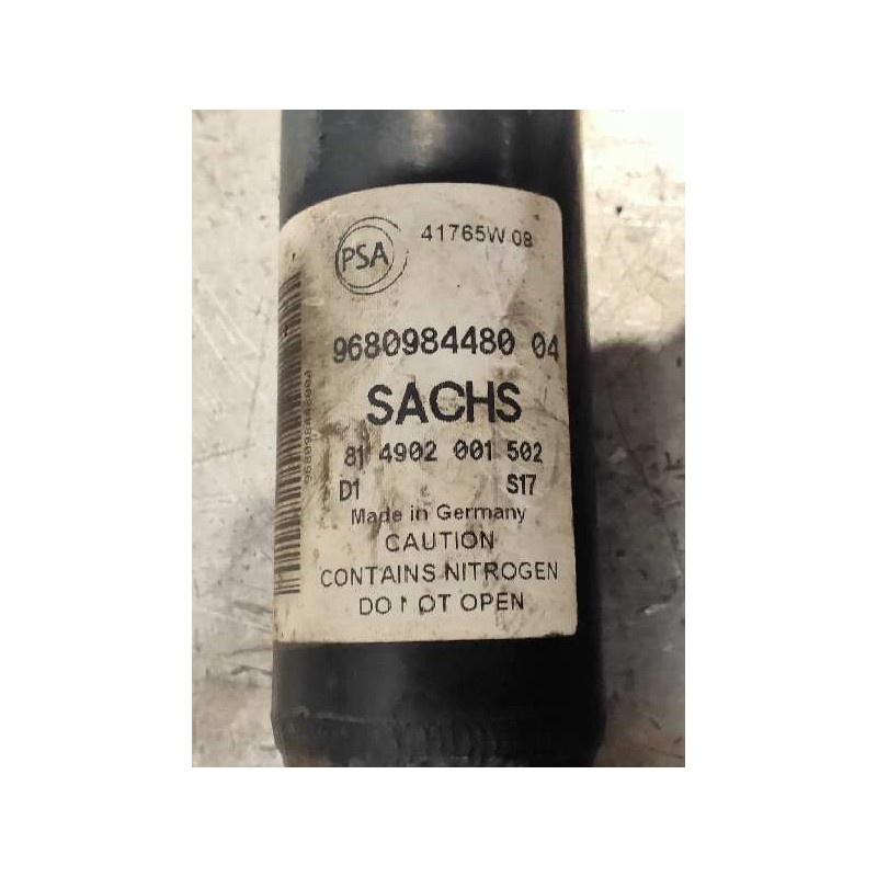 Recambio de amortiguador trasero derecho para citroen berlingo station wagon x referencia OEM IAM 814902001502 968098448004 SACH