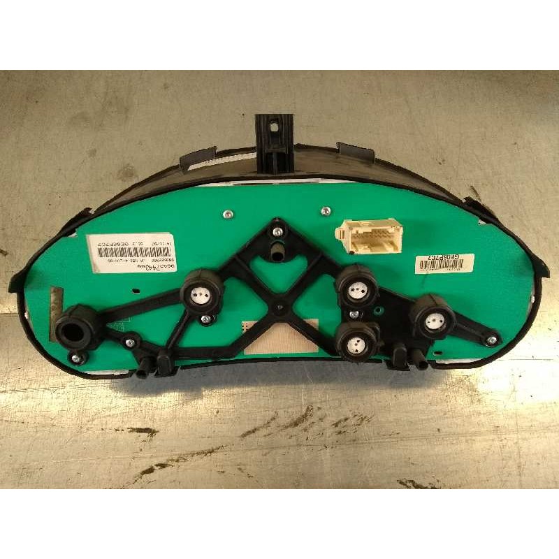 Recambio de cuadro instrumentos para citroen berlingo 1.6 hdi 75 sx familiar referencia OEM IAM 9662744380 000822002 