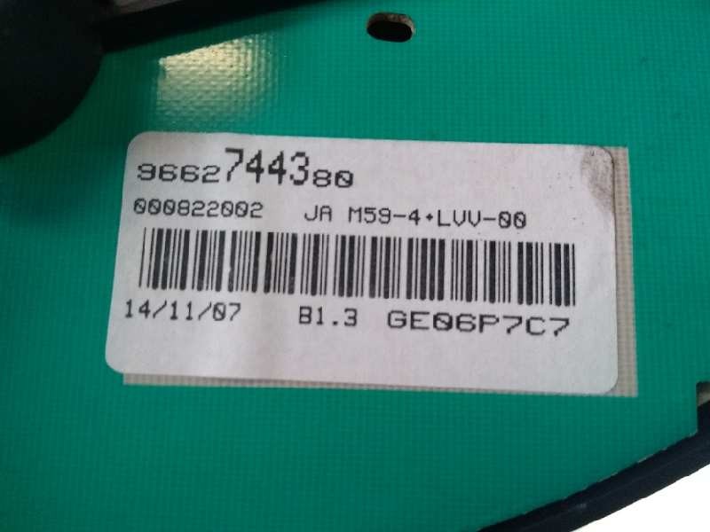 Recambio de cuadro instrumentos para citroen berlingo 1.6 hdi 75 sx familiar referencia OEM IAM 9662744380 000822002 