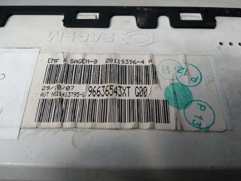 Recambio de pantalla multifuncion para citroen berlingo 1.6 hdi 75 sx familiar referencia OEM IAM 96636543XT 281193964 G00
