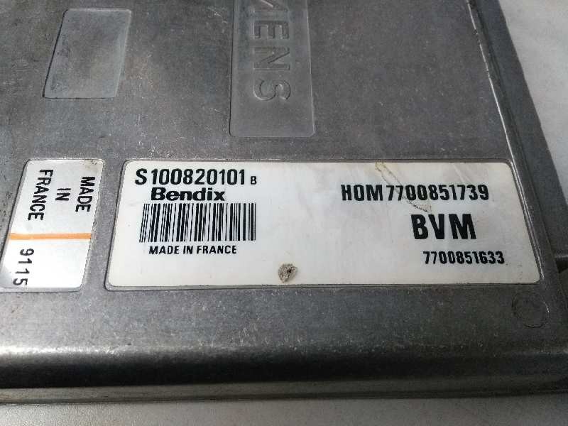 Recambio de centralita motor uce para renault espace (j63) helios referencia OEM IAM S100820101B HOM7700851739 7700851633
