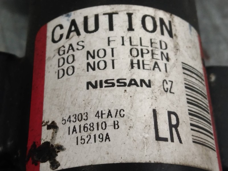 Recambio de amortiguador delantero izquierdo para nissan qashqai (j11) tekna referencia OEM IAM 543034AEA7C  