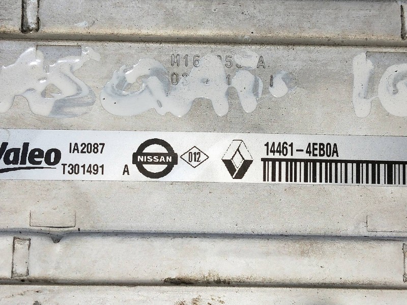 Recambio de intercooler para nissan qashqai (j11) tekna referencia OEM IAM 144614EB0A T301491 