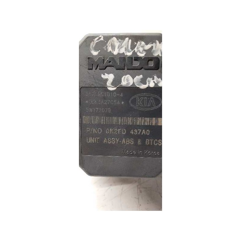 Recambio de abs para kia carens 2.0 crdi ex monovolumen referencia OEM IAM 5WY7207BLCK3A27C54 YBED5023247 BH60113600 0K2FD437A0