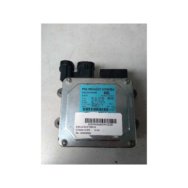 Recambio de modulo electronico para citroen c2 vts referencia OEM IAM 9655460580 6900000602 Q1T19075H1ZE